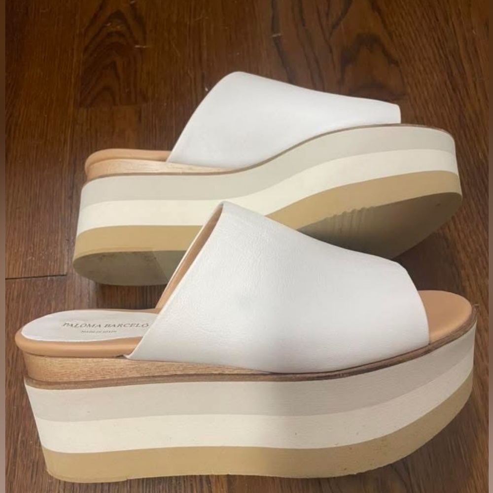 Paloma Barcelo x Free People Platform Slides